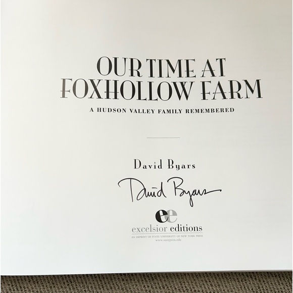 Our Time at Foxhollow Farm  Book hardcover coffee table autographed signed - Picture 5 of 9